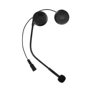 バイク用 ヘッドセット インカム ステレオ 薄型 8mm Bluetooth4.0 ヘルメットイヤホン マジックテープ 防汗 防塵 ハンズフリー ワイヤレス 日本語説明書付