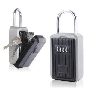 改良版 ダイヤル式 キーボックス 防水 蓋付き フック付き