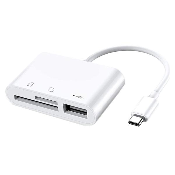 3-IN-1 Card Reader USB Type C SD カードリーダー タイプC 3in1...