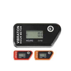 ワイヤレス デジタル アワーメーター LCD バイク エンジンの振動で運転時間を計測＆記録