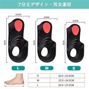 インソール O脚矯正 衝撃吸収 ジェルインソー...の詳細画像2