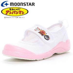 ムーンスター AP LSバレー ピンク 11211014 アンパンマン 子供靴 キッズ 上履き