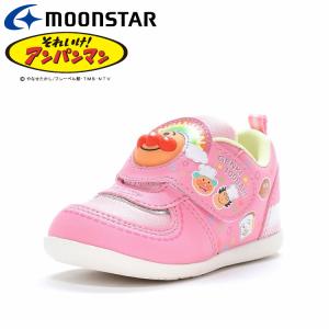 ムーンスター AP B51 ピンク 12111044 アンパンマン 子供靴 ベビー シューズ