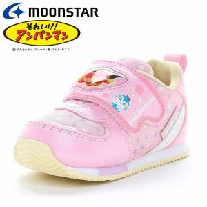 ムーンスター AP B62 ピンク 12111434 アンパンマン 子供靴 ベビー シューズ