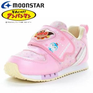 ムーンスター AP C184 ピンク 12187044 アンパンマン 子供靴 キッズ スニーカー