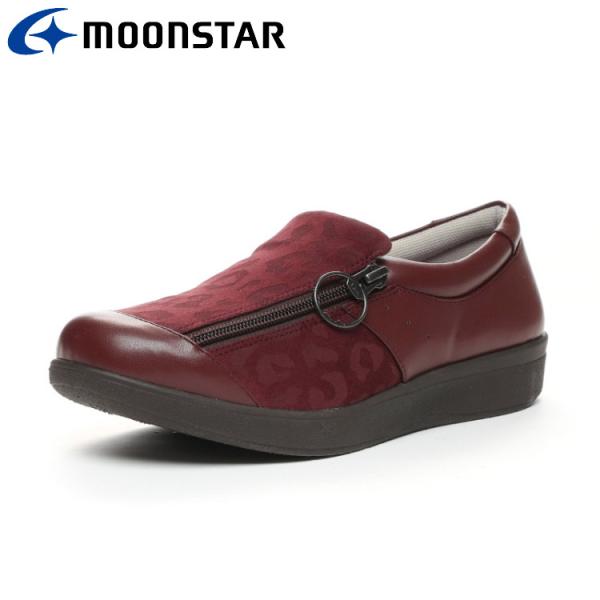 ムーンスター MoonStar ウェルル02 ワインコンビ 12421402