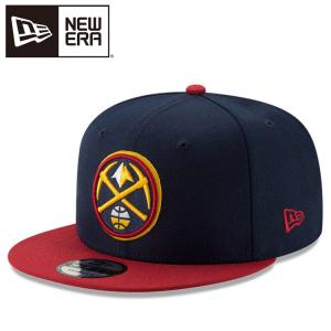 ニューエラ 9FIFTY デンバー・ナゲッツ ネイビー レッドバイザー 13552037｜ezone