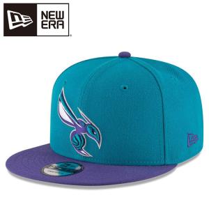 ニューエラ 9FIFTY シャーロット・ホーネッツ ティール パープルバイザー 13552040｜ezone