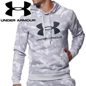 アンダーアーマー UAライバルフリース ビッグロゴ プリント 1360091-100 メンズ