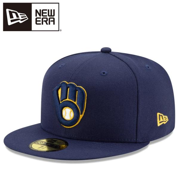 ニューエラ 59FIFTY MLBオンフィールド ミルウォーキー・ブリュワーズ ホーム 145248...