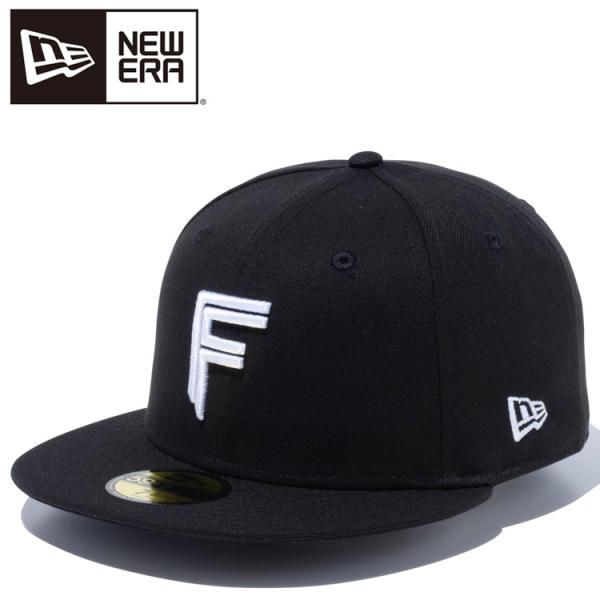 ニューエラ 59FIFTY 北海道日本ハムファイターズ ブラック × ホワイト 14525180