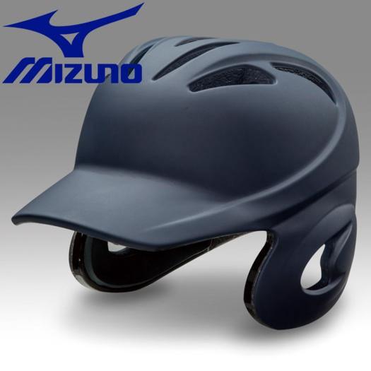 ミズノ MIZUNO 野球 硬式用ヘルメット 両耳付打者用 つや消しタイプ 1DJHH10814