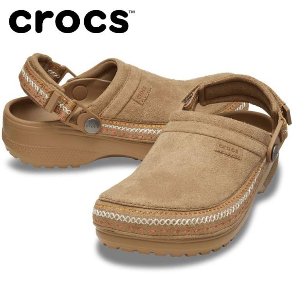 クロックス crocs Cs Crafted Vegan Suede Stitch クラシック クラ...