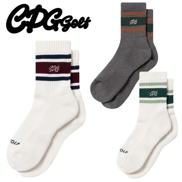 CPG GOLF ミドルソックス メンズ 2025秋冬 2511-25202 メール便送料無料