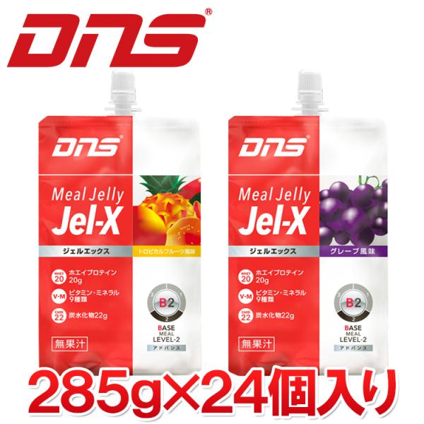 お得な24個セット DNS ジェルエックス（Jel-X） グレープ風味　トロピカルフルーツ風味 28...