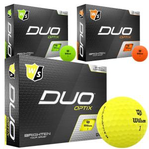 ウイルソン デュオ オプティクス ゴルフボール Wilson Staff DUO Optix 1ダース 12P USAモデル