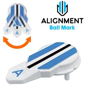 メール便送料無料 アライメント ボールマーク ALIGNMENT Ball Mark ゴルフマーカー 日本正規取扱品｜ezone