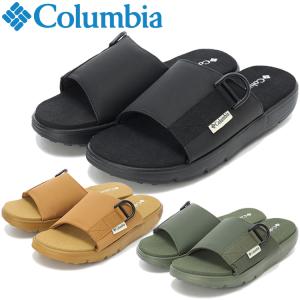 コロンビア Columbia ワイルドバージ スライド YU1406 010 ブラック  アウトドア サンダル リラックス 低反発素材 軽量 キャンプ トラベル
