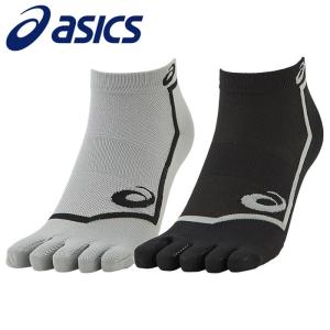 アシックス 2足組5本指ソックス メンズ レディース 3093A027-020 メール便送料無料