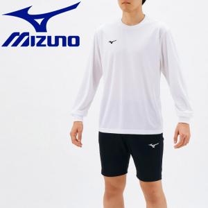 メール便送料無料 ミズノ MIZUNO ナビドライTシャツ(長袖/丸首) メンズ 32MA119501｜ezone