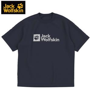 メール便送料無料 ジャックウルフスキン JMA STANDARD LOGO T 2ラインスタンダードロゴ Tシャツ メンズ 5031192-1010｜ezone