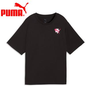 プーマ W PUMA CAT GRAPHIC Tシャツ 528870-01 レディース メール便送料無料