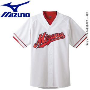 メール便送料無料 ミズノ MIZUNO 野球 シャツ オープンタイプ 広島東洋カープ型 ホーム 52MW07701 メンズ