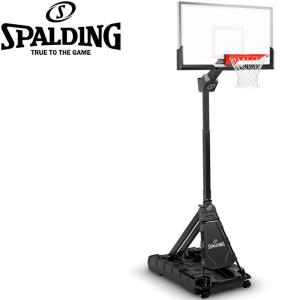 メーカー直送 スポルディング バスケットゴール モーメンタス EZ アッセンブリー アクリルポータブル クリアビュー 54インチ 6E2010JP 期間限定おまけつき