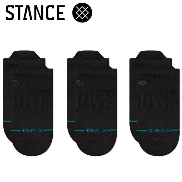 スタンス ICON LOW TAB 3 PACK A256D24ILTBK2 メンズ レディース メ...