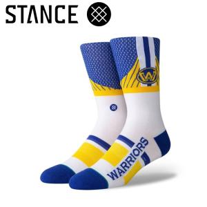 今だけ半額セール スタンス STANCE 靴下 ソックス NBA チームソックス WARRIORS ゴールデンステート ウォリアーズ A545A20WACBLU メンズ