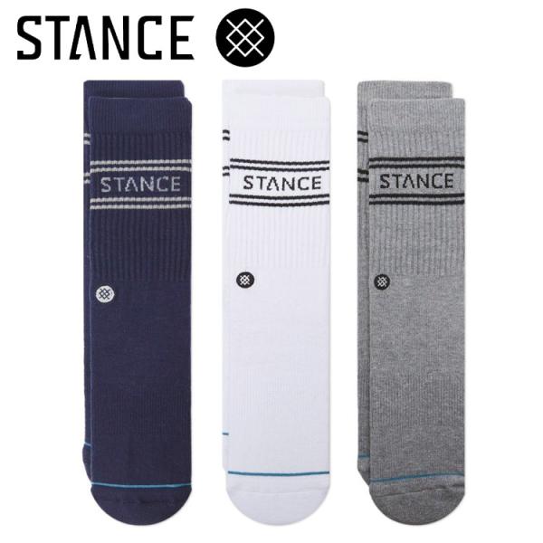 スタンス BASIC 3 PACK CREW A556D20SRONVY メンズ レディース メール...