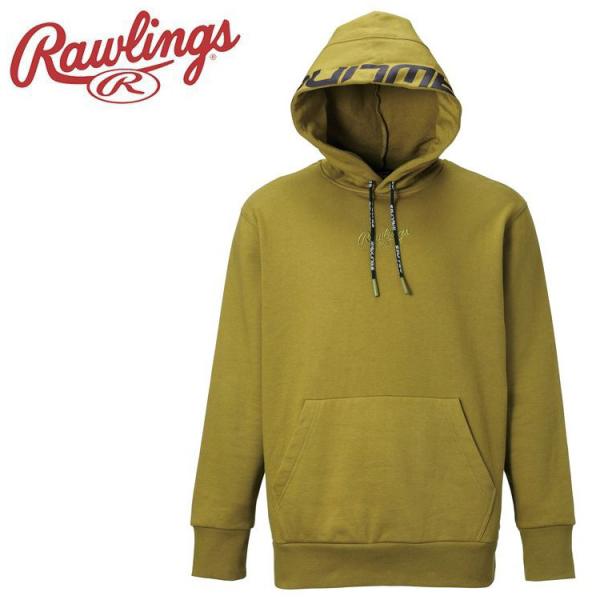 ローリングス スタイルロゴスウェットパーカーシャツ AOS13F04-OL