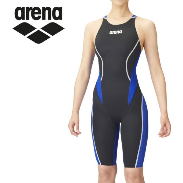 アリーナ arena 水泳 水着 ハーフスパッツ クロスバック レディース ARN-1024W-BK...