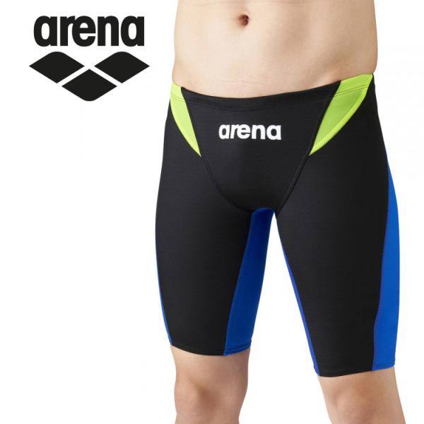 アリーナ arena 水泳 水着 ハーフスパッツ メンズ ARN-1026M-BKBU メール便送料...