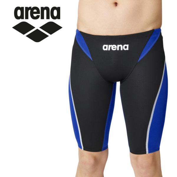 アリーナ arena 水泳 水着 ジュニアハーフスパッツ ジュニア ARN-1026MJ-BKBW ...