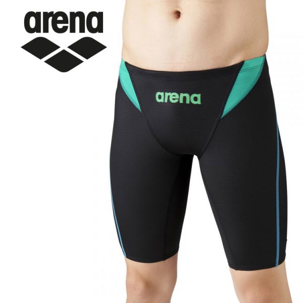 アリーナ arena 水泳 水着 ジュニアハーフスパッツ ジュニア ARN-1026MJ-BKGN ...