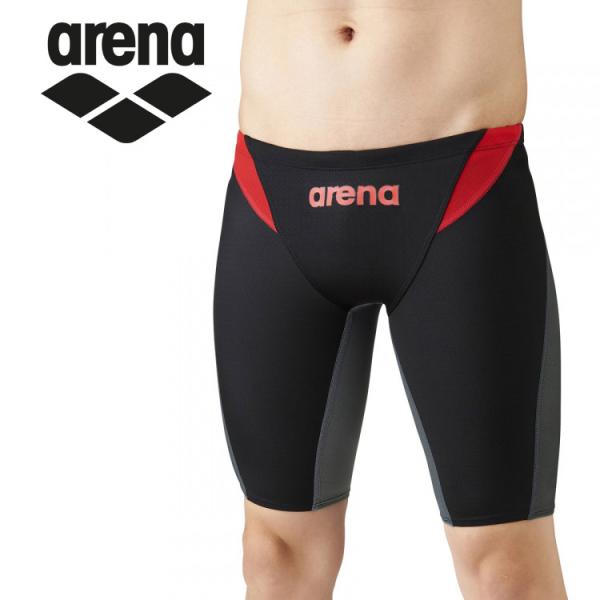 アリーナ arena 水泳 水着 ジュニアハーフスパッツ ジュニア ARN-1026MJ-BKRD ...