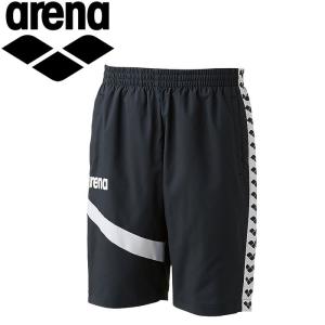 メール便送料無料 アリーナ arena スイミング スイム 水泳 ハーフパンツ メンズ ウィンドハーフパンツ ARN6302P-BLK｜ezone