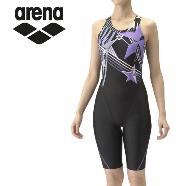アリーナ arena 水泳 競泳 フィットネスワンピーススパッツ オープンバック・ハーフレッグ・ぴっ...