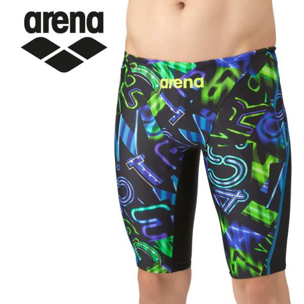 アリーナ arena レーシングスパッツ ハーフレッグ AS5FRC62M-BKBL メンズ メール...