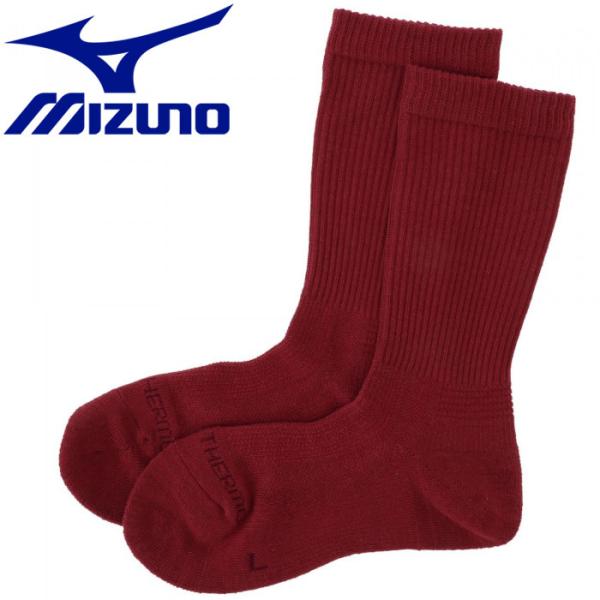 メール便送料無料 ミズノ MIZUNO アウトドア&amp;トラベル 【発熱素材】ブレスサーモ 薄手パイルソ...