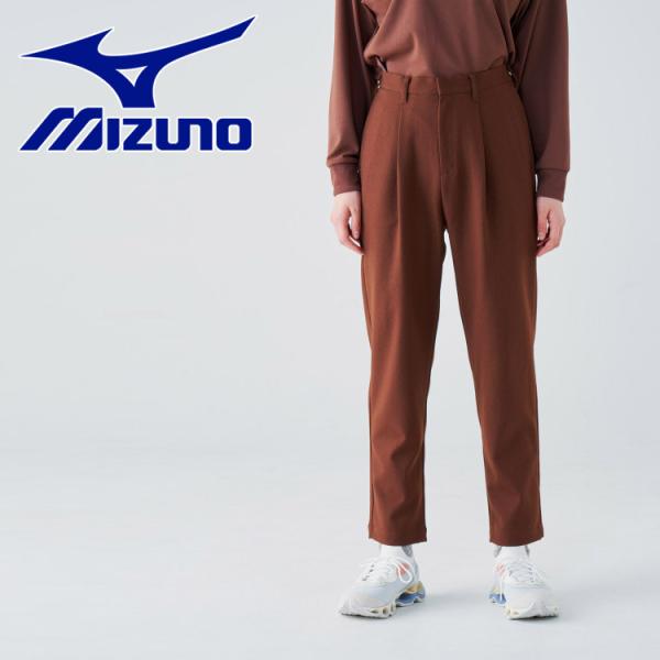 ミズノ MIZUNO ウールタッチテーパードパンツ レディース B2MFA73359