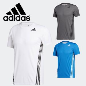 アディダス AEROREADY テック 3ストライプス 半袖Tシャツ