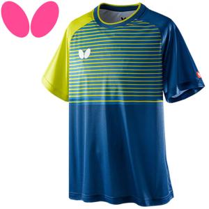 大特価バタフライラインメトリ ジュニア＆ユニセックス 卓球ゲームシャツ JTTA公認 LINEMETRI SHIRT 卓球 45630-178