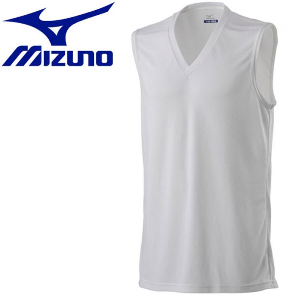 メール便送料無料 ミズノ MIZUNO ゴルフ アイスタッチクイックドライアンダーVネックノースリー...