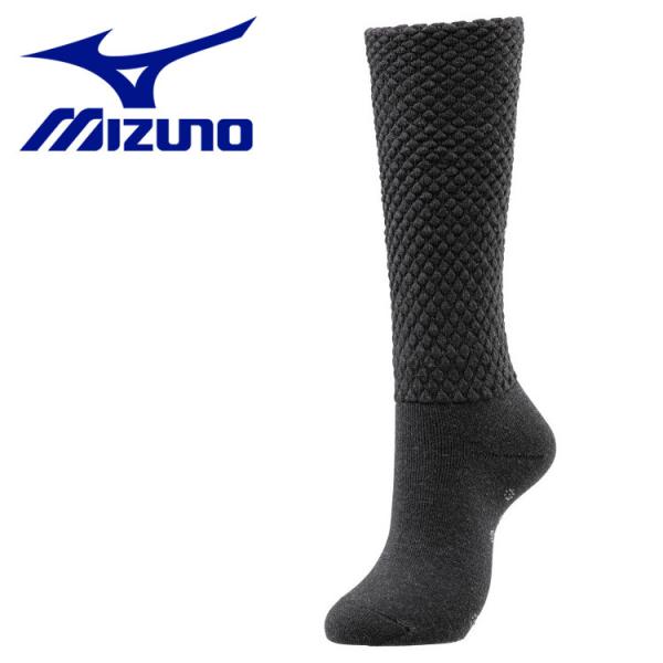 メール便送料無料 ミズノ MIZUNO 【発熱素材】ブレスサーモゆるぬくハイソックス 靴下  レディ...