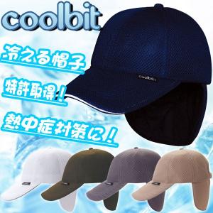 クールビット 特許取得 冷える帽子 熱中症対策に！ coolbit 父の日 日よけ帽子 ギフト CBSPCP82｜ezone