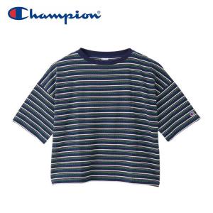  チャンピオン Champion ボーダー Tシャツ CW-T319-370 レディース
