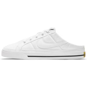 ナイキ ウィメンズ コート レガシー ミュール DB3970-100 レディース シューズ スニーカー 靴 白靴 ホワイト 通学 白スニーカー 通学靴 スリッポン 履きやすい
