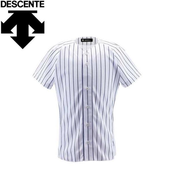 デサント DESCENTE 野球 ユニフォームシャツ メンズ レディース フルオープンシャツ ピンス...
